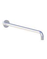 Horus Nouvelle Vague “part of Contemporary Collection - Wall Arm L. 480 Mm + Round Design Flange - Chrome 92.946-CH