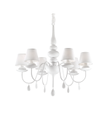 Κρεμαστό Φωτιστικό BLANCHE SP6 Λευκό Ideal Lux 035581