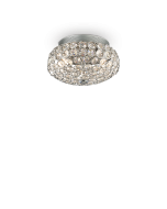 Φωτιστικό Οροφής KING PL3 Χρώμιο Ideal Lux 075389