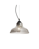 Κρεμαστό Φωτιστικό BISTRO' SP1 PLATE FUME' Ideal Lux 112343