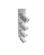 Φωτιστικό Οροφής RUDY PL4 ROUND Λευκό Ideal Lux 229089