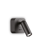 Απλίκα BEAN AP SQUARE Μαύρο Ideal Lux 260655