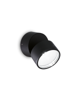 Απλίκα OMEGA AP ROUND Μαύρο 4000K Ideal Lux 285504