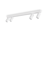 Φωτιστικό Οροφής Προφίλ PL4 Λευκό Ideal Lux 328188