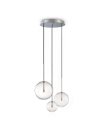 Κρεμαστό Φωτιστικό EQUINOXE SP3 Χρώμιο Ideal Lux 339696