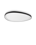 Φωτιστικό Οροφής GEMINI PL D081 ON-OFF Μαύρο 2700K Ideal Lux 341507