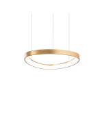 Κρεμαστό Φωτιστικό GEMINI SP D042 ON-OFF Ορείχαλκος 2700K Ideal Lux 341545