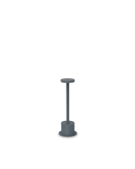 Φωτιστικό Δαπέδου TOFFEE PT D080 H025 Ανθρακί Ideal Lux 347745