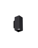 Απλίκα LOOK AP2 SQUARE D60 H150 Μαύρο Ideal Lux 353937