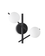 Απλίκα ATLAS AP2 Μαύρο Ideal Lux 365077