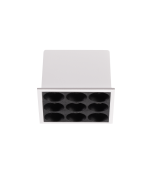 Χωνευτό Φωτιστικό LIKA FI SLIM SQUARE 10W 3000K Λευκό Ideal Lux 367286