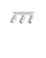 Φωτιστικό Οροφής DYNAMITE PL3 LINEAR ROUND Λευκό Ideal Lux 367408