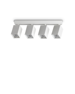 Φωτιστικό Οροφής DYNAMITE PL4 LINEAR SQUARE Λευκό Ideal Lux 367422