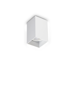 Φωτιστικό Οροφής LOOK PL1 SQUARE D60 H100 Λευκό Ideal Lux 367552