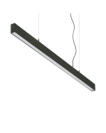 Γραμμικό Σύστημα Φωτισμού OFFICE SP WIDE 3000K Μαύρο Ideal Lux 369112