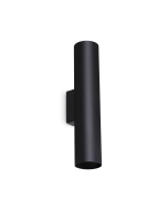 Απλίκα LOOK AP2 ROUND D60 H300 Μαύρο Ideal Lux 370118