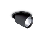 Χωνευτό Φωτιστικό NOVA FI 20W 4000K Μαύρο Ideal Lux 370187