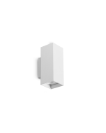 Απλίκα LOOK AP2 SQUARE D60 H150 Λευκό Ideal Lux 370194