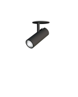 Χωνευτό Φωτιστικό PLAY FI 07W 4000K Μαύρο Ideal Lux 370835