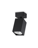 Απλίκα DYNAMITE AP1 SQUARE Μαύρο Ideal Lux 371191