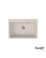 Νεροχύτης Συνθετικός Ένθετος 76x50cm για ερμάριο 80 εκ.Beige Duralit KZ075-500