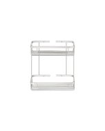 Sanco Shower Baskets Διπλή παραλ/μη Θήκη PVD νίκελ ατσάλι 00004-PVD-11BR