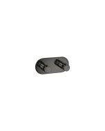 Sanco Ergon Διπλό Άγκιστρο PVD gun metal γυαλιστερό 00646-PVD-05PL