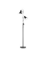 Φωτιστικό Δαπέδου POLLY PT2 Μαύρο Ideal Lux 061139