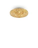 Φωτιστικό Οροφής KING PL5 Χρυσό Ideal Lux 073187