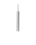 Κρεμαστό Φωτιστικό LOOK SP1 ROUND D60 H400 Ασημί Ideal Lux 141800
