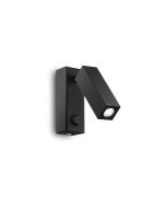 Απλίκα PAGE AP SQUARE Μαύρο Ideal Lux 142241