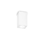 Φωτιστικό Οροφής LOOK PL1 SQUARE D70 H110 GESSO Ideal Lux 155791