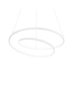 Κρεμαστό Φωτιστικό OZ SP D080 ON-OFF Λευκό 3000K Ideal Lux 253664