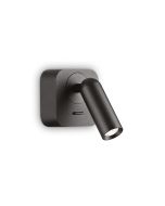 Απλίκα BEAN AP SQUARE Μαύρο Ideal Lux 260655