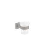 Sanco Iconic Glass Holder Γκρι τσιμέντου ματ 26701-M104