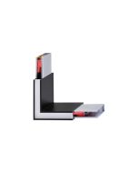 ANGOLO STEEL SP D20 Προφίλ ANGOLARE WIDE 4000K Μαύρο Ideal Lux 268118