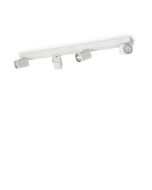 Φωτιστικό Οροφής RUDY PL4 SQUARE Λευκό Ideal Lux 294827