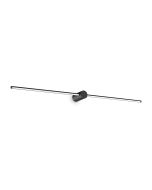 Απλίκα ESSENCE AP ROUND D115 LUCE A 45° Μαύρο 3000K Ideal Lux 310152