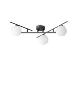 Φωτιστικό Οροφής ATLAS PL3 Μαύρο Ideal Lux 311357