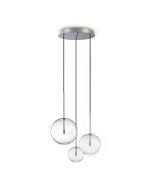 Κρεμαστό Φωτιστικό EQUINOXE SP3 Χρώμιο Ideal Lux 339696