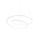 Κρεμαστό Φωτιστικό OZ SP D060 ON-OFF Λευκό 2700K Ideal Lux 342344