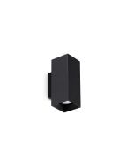 Απλίκα LOOK AP2 SQUARE D60 H150 Μαύρο Ideal Lux 353937