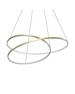 Κρεμαστό Φωτιστικό OZ SP D100 ON-OFF Ορείχαλκος 3000K Ideal Lux 364926