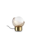 Επιτραπέζιο Φωτιστικό BLOOM TL1 SMALL Ορείχαλκος Ideal Lux 366500