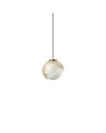 Κρεμαστό Φωτιστικό BLOOM SP1 D17 Ορείχαλκος Ideal Lux 366647