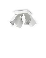 Φωτιστικό Οροφής DYNAMITE PL4 SQUARE Λευκό Ideal Lux 367446