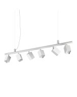 Κρεμαστό Φωτιστικό DYNAMITE SP6 SQUARE Λευκό Ideal Lux 367460