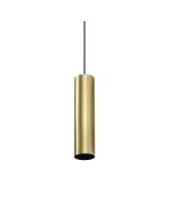 Κρεμαστό Φωτιστικό LOOK SP1 ROUND D60 H250 Ορείχαλκος Ideal Lux 371658