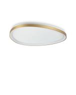 Φωτιστικό Οροφής GEMINI PL D081 ON-OFF Ορείχαλκος 4000K Ideal Lux 372112