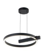 ΚΡΕΜΑΣΤΟ ΦΩΤΙΣΤΙΚΟ LED 24W 3000K ΜΑΥΡΟ Spotlight 6887